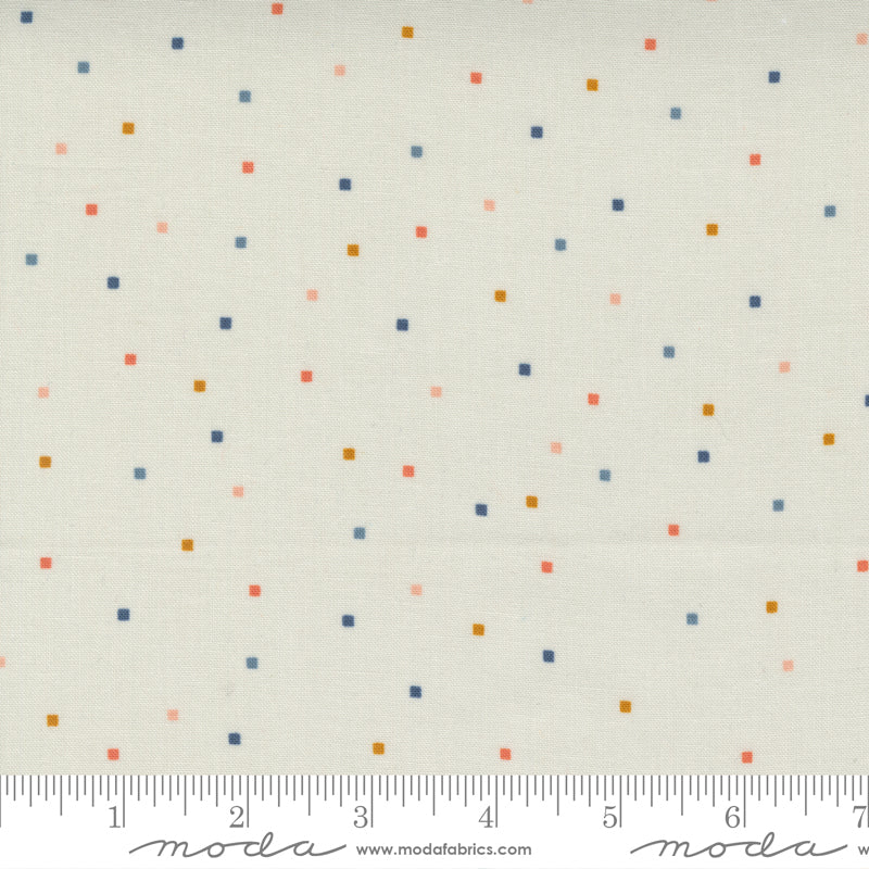 Meander Cloud Tiny Square Dot Fabric by Aneela Hoey for Moda Fabrics