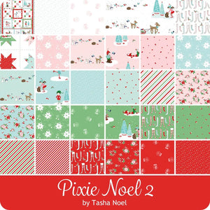 Pixie Noel 2 Fat Quarter Bundle by Tasha Noel for Riley Blake Designs
