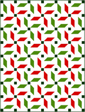 Load image into Gallery viewer, Christmas Propeller Quilt Kit Throw by Mandi Persell of Sewcial Stitch