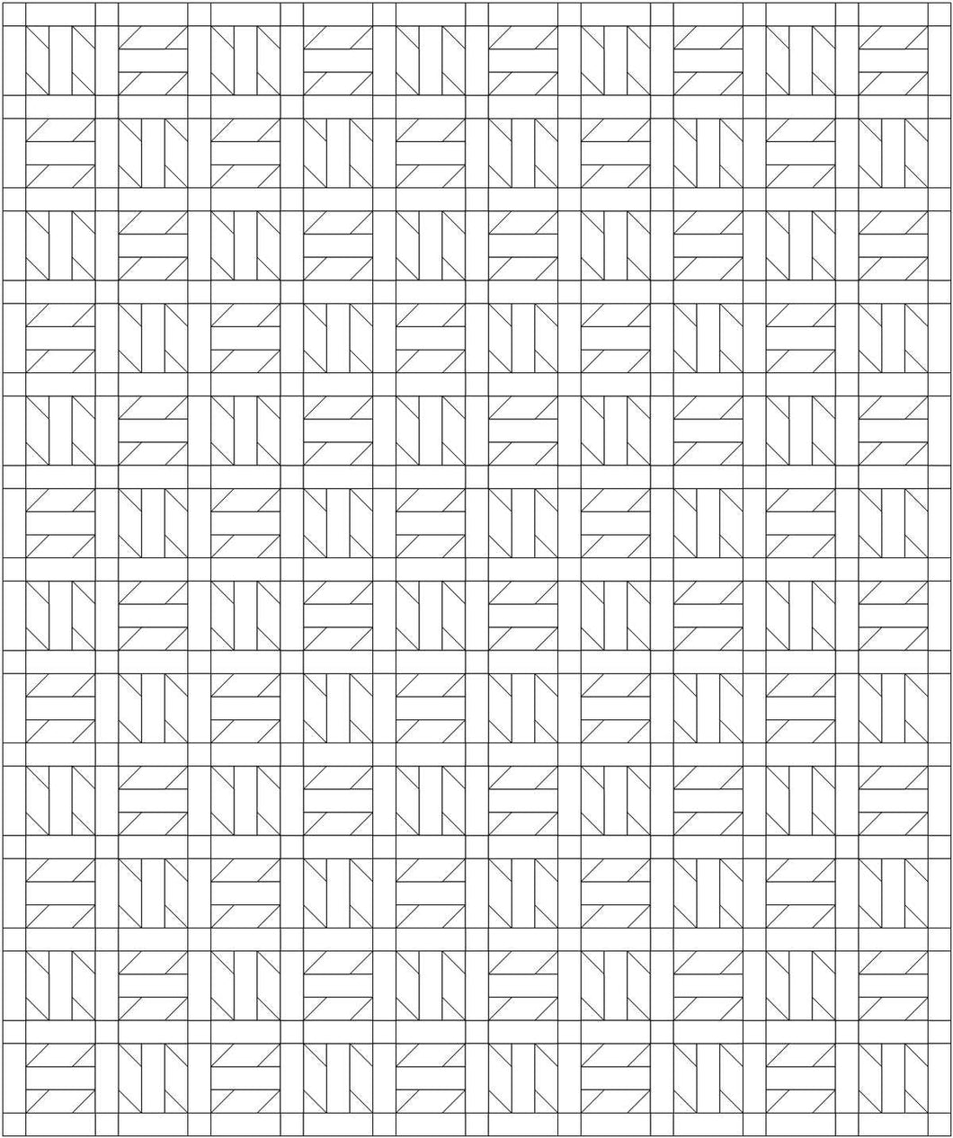 Propeller Quilt Pattern Coloring Page FREE PDF download
