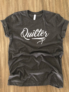 Quilter Tee Shirt Heather Gray