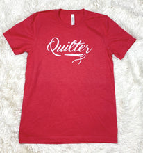 Load image into Gallery viewer, Quilter Tee Shirt Heather Red-Medium only