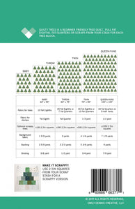 Quilty Trees Quilt Pattern by Emily Dennis of Quilty Love