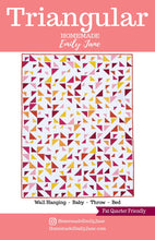 Load image into Gallery viewer, Triangular Quilt Pattern by Emily Tindall of Homemade Emily Jane