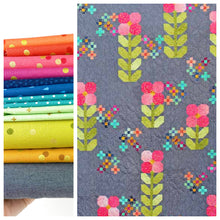 Load image into Gallery viewer, Walk In The Park Quilt Kit Lap Throw