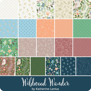 Riley Blake - Wildwood Wander Fat Quarter Bundle 21 pcs 889333267911  Quilting Fabric